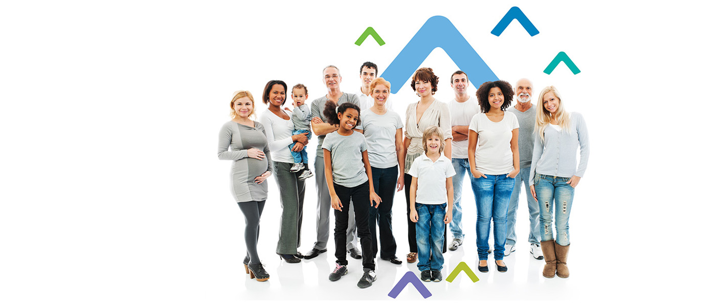 group of people smiling