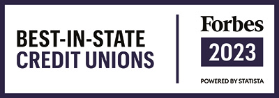 Best in State Credit Unions - Forbes 2023 Powered by Statista