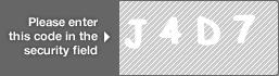 captcha code for visual authentication  letter J number 4 letter D number 7