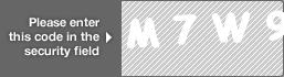 captcha code for visual authentication  letter M number 7 letter W number 9
