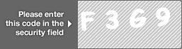 captcha code for visual authentication  letter F number 3 letter G number 9