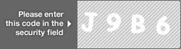 captcha code for visual authentication   letter J number 9 letter B number 6