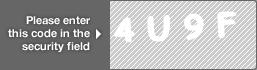 captcha code for visual authentication  number 4 letter U number 9 letter F
