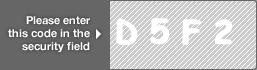 captcha code for visual authentication  letter D number 5 letter F number 2