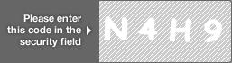 captcha code for visual authentication  letter N number 4 letter H number 9