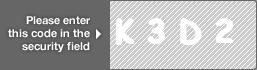 captcha code for visual authentication   letter K number 3 letter D number 2