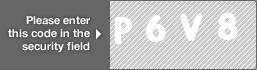captcha code for visual authentication  letter P number 6 letter V number 8