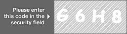 Enter this captcha code for authentication  letter G number 6 letter H number 8