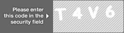 captcha code for visual authentication  letter T number 4 letter V number 6