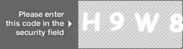 captcha code for visual authentication  letter H number 9 letter W number 8