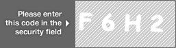 captcha code for visual authentication  letter F number 6 letter H number 2