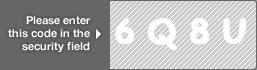 captcha code for visual authentication  number 6 letter Q number 8 letter U