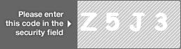 captcha code for visual authentication  letter Z number 5 letter J number 3