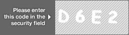 captcha code for visual authentication  letter D number 6 letter E number 2