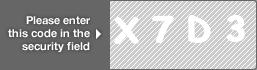 captcha code for visual authentication  letter X number 7 letter D number 3