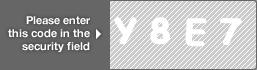 captcha code for visual authentication  letter Y number 8 letter E number 7
