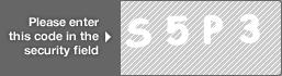 captcha code for visual authentication  letter S number 5 letter P number 3