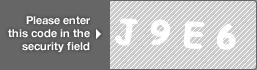 captcha code for visual authentication  letter J number 9 letter E number 6