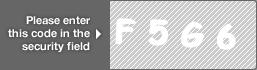 captcha code for visual authentication  letter F number 5 letter G number 6