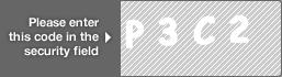 captcha code for visual authentication  letter P number 3 letter C number 2