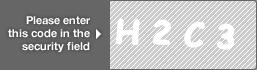 captcha code for visual authentication  letter H number 2 letter C number 3