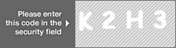captcha code for visual authentication  letter K number 2 letter H number 3