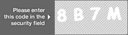 Enter this captcha code for authentication  number 8 letter B number 7 letter M