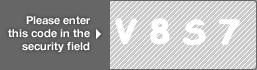 captcha code for visual authentication  letter V number 8 letter S number 7