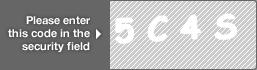Enter this captcha code for authentication  number 5 letter C number 4 letter S