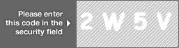 captcha code for visual authentication  number 2 letter W number 5 letter V