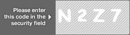 captcha code for visual authentication  letter N number 2 letter Z number 7