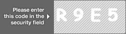 captcha code for visual authentication  letter R number 9 letter E number 5