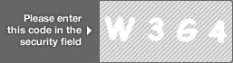 captcha code for visual authentication  letter W number 3 letter G number 4