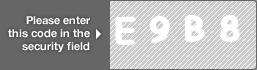 captcha code for visual authentication  letter E number 9 letter B number 8