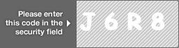 captcha code for visual authentication  letter J number 6 letter R number 8
