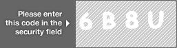 Enter this captcha code for authentication  number 6 letter B number 8 letter U