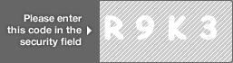 captcha code for visual authentication  letter R number 9 letter K number 3