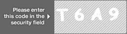 captcha code for visual authentication  letter T number 6 letter A number 9